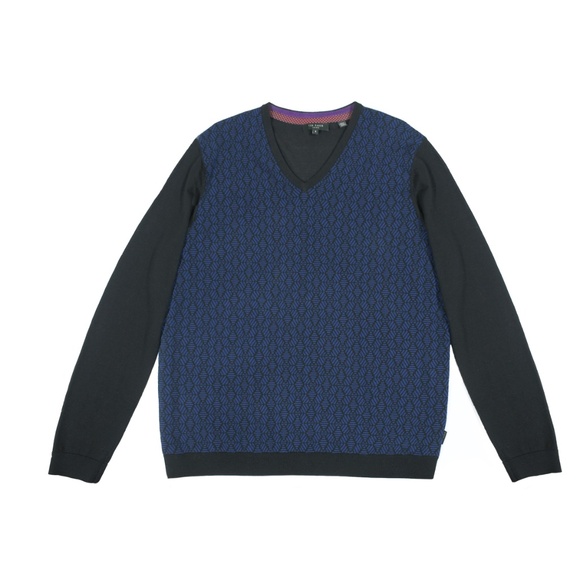 TED BAKER Merino Wool V-Neck Sweater - Picture 1 of 8